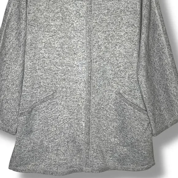 Soft Surroundings So Cozy Heather Gray Cowl Neck Tunic Sweater Size Large - Picture 4 of 8